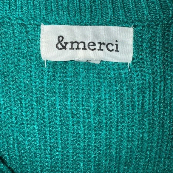 Teal Ruffle Sleeve Blouse - Picture 4 of 4